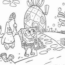 Dibujos Para Colorear Bob Esponja