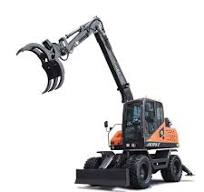 Wood Grabber Grapple Wheel Excavator Machine with Log Wood Timber Loader