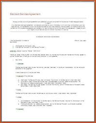 service contract template | sop example