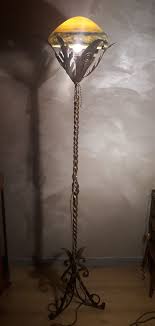 Lampadaire Fer Forge Or Dom 28x15 Cm Luckyfind