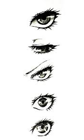 Realistic Anime Eyes Drawing How to color anime eyes | tutorial | paint tool sai.