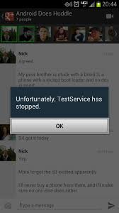 Unfortunately Testservice Has Stopped Android Forums At Androidcentral Com Android Galaxy Droids