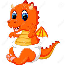 Even though he's a dragon, he's as sweet and gentle as a kitten. Illustration Of Cute Baby Dragon Cartoon Royalty Free Cliparts Vectors And Stock Illustration Image 55660068