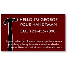 Start with a design, customize, print. Simple Handyman Business Cards Zazzle Com Handyman Business Cards Handyman Business Handyman