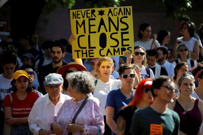 Never again means close the camps': Jews protest ICE across the country