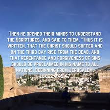 Then He Opened Their Minds To Understand The Scriptures Pin On Bible Verses
