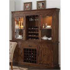 The shabby elegance design of this wine and storage cabinet is an ideal addition to your living room or dining room. D1232 46t New Classic Furniture Normandy Dining Room Wine Cabinet