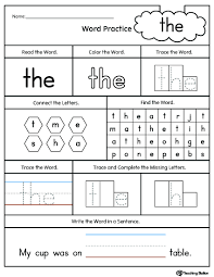 4th grade sight words printable. Free Sight Word Worksheets Preschool 3rd Grade Homework Sheets Math Websites For 6th This Sentence Writing Practice 1st Addition And Subtraction 1 Command J Colouring Nursery Calamityjanetheshow