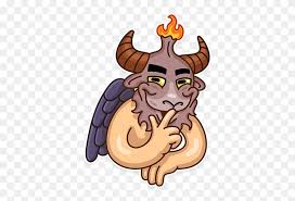sly stickers set for telegram baphomet png stunning free transparent png clipart images free download flyclipart