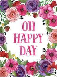 Oh Happy Day Art Print 5 X 7 Vertical Print Details This Listing Is For A Reproduction Of My Original Waterco Happy Day Quotes Happy Day Birthday Wishes