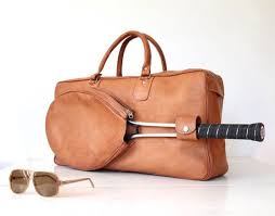 Beautiful Leather Tennis Bag Leather Duffel Bag Leather Duffle Bag Tennis Bag