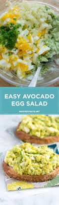 Easy Avocado Egg Salad Recipe Egg Salad Recipe Avocado Recipes Recipes
