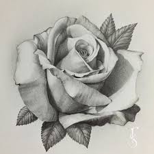 All Done With This Rose It S My Favorite One I Ve Drawn So Far Used Rose Drawing Tattoo Roses Drawing Rose Drawing