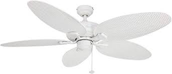 Honeywell Duvall 52 Inch Tropical Ceiling Fan With Five Wet Rated Wicker Blades Indoor Outdoor Rat In 2020 Tropical Ceiling Fans Ceiling Fan Best Outdoor Ceiling Fans