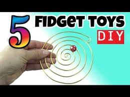 5 Cool Diy Fidget Toys Diy Easy Toys For Kids To Make Household Items School Toys Youtube Diy Fidget Toys Fidget Toys Simple Toys