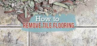 Taking care when removing the trimwork allows it to be reinstalled when a new floor is installed after the tile floor is removed. How To Remove Tile Flooring Budget Dumpster