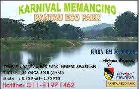 Seremban, the capital of negeri sembilan, is 64 km south of kuala lumpur. Joran Pancing Ø¯Ø± ØªÙˆÛŒÛŒØªØ± Jom Daftar Karnival Memancing Rantau Eco Park Sekarang Info Lanjut Contact Hotline 011 2197 1462 Http T Co F1k28hz3nl