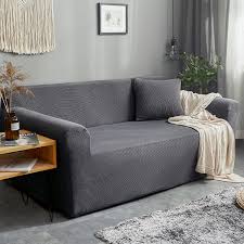Material constructions faux suede microfiber 100% polyester, also 100% polyester filling. Thick Sofa Protector Jacquard Solid Printed Sofa Covers For Living Room Couch Cover Corner Sofa Slipcover L Shape Mocart