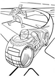 Tron Legacy Sam Flynn Attack Enemy With Barehand Coloring Pages Color Luna In 2020 Tron Legacy Coloring Pages Tron