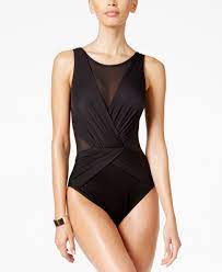 Miraclesuit Illusionists Palma Mesh Allover Slimming One Piece Swimsuit Reviews Swimwear Women Macy S Womens Swimsuits Bikini One Piece Women Swimsuits
