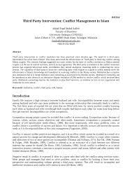 This can mean that a contribution to settlement. Pdf Third Party Intervention Conflict Management In The Malay Society