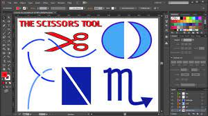 Or have a go with a trace.place your png.make a copy and place on a new layer. How To Cut Paths And Shapes In Adobe Illustrator The Scissors Tool Youtube