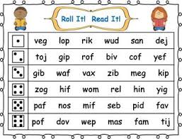 Print and laminate to use for all sorts of cvc nonsense words flash cards (sb6449). Roll It Read It Cvc Nonsense Words Fluency Practice By Klever Kiddos