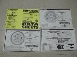 This is one set in a series of commissioned images based on the official ships/models used on star trek: 22 Sets Of Star Trek Jackill Blueprints Enterprise A C Excelsior Borg More New 294084724