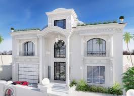 Architectural Consultants In Dubai Village House Design Classic House Design Modern Bungalow House