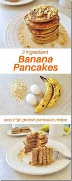 3 Ingredient Banana Pancakes Recipe Run Eat Repeat In 2020 Easy Banana Pancakes Banana Oat Pancakes Quick Breakfast Recipes