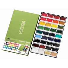 Kuretake Pan Watercolors Japanese Watercolor Kuretake Gansai Tambi Watercolor Paint Set