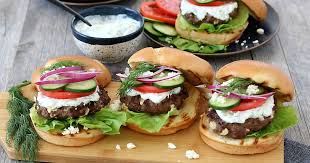 Recipes for ground beef your whole family will love. Greek Burger With Feta And Tzatziki Healthy Delicious