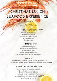 Oh for the days of impromptu dinner parties! Noosa Boathouse Christmas Seafood Lunch Menu Noosa Boathouse Bistro Bar Events