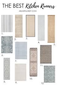 Because hallway and kitchen floors tend to get dirty very easily, make sure your hallway and kitchen runners are made of materials that are easy to clean. The Best Kitchen Runners A Blissful Nest