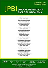 Biowallacea merupakan jurnal penelitian biologi yang diterbitkan oleh jurusan biologi fakultas mipa uho. Jurnal Pendidikan Biologi Indonesia Jpbi