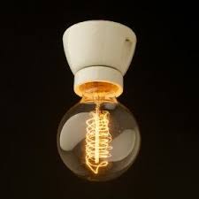 Porcelain Batten Holder Edison E27 Fitting Bulb Holders Bathroom Light Bulbs Edison Lighting Light Bulb