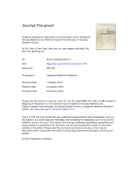 Check spelling or type a new query. Pdf Evidence Mapping Of Interactions On Concomitant Use Of Traditional Chinese Medicine And Platinum Based Chemotherapy A Scoping Review Protocol