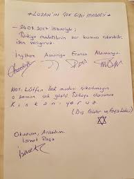 Lozan antlaşması'nda ankara antlaşması aynen kabul edildi. Lozan Baris Antlasmasi Kizlarsoruyor