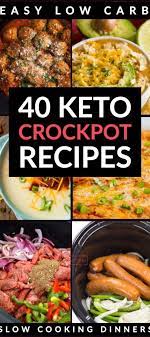 40 Keto Crockpot Recipes Easy Ketogenic Slow Cooker Meals Crockpot Recipes Easy Keto Crockpot Recipes Keto Recipes Easy