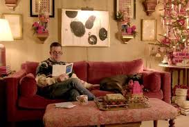 This living room already had a lot going for it: A Guide To Netflix S Holiday Home Makeover With Mr Christmas