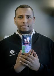 Kollegans buss började brinna