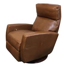 American Leather Recliner In Cognac Color Leather Design Plus Gallery