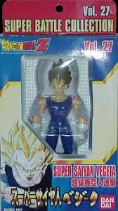 There are also figures that honor the original dragon ball story as well as offshoots like resurrection 'f' and dragon ball super. Dragonball Z Super Battle Collection Vol 27 Super Saiyan Vegeta