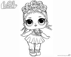 A hare, a cat, a tiger, a sheep and even a cow. Lol Surprise Dolls Coloring Pages Novocom Top