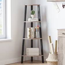 Next i cut 1/2″ plywood to size and nailed it on top of my braces. L Shaped Corner Shelf Wayfair