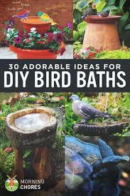 For many of us, a garden isn't complete without a flock of feathered friends. 30 Adorable Diy Bird Bath Ideas That Are Easy And Fun To Build Bird Bath Garden Diy Bird Bath Bird Bath