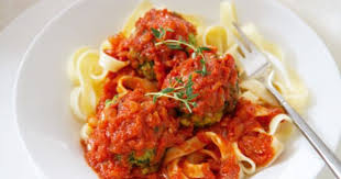 Chicken And Parsley Meatballs With Classic Tomato Sauce Tesco Real Food Recipe Tesco Real Food Tomato Sauce Food