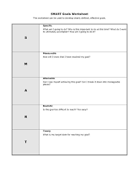 Personal Smart Goal Worksheet Template Smart Goals Worksheet Doc Smart Goals Worksheet Smart Goals Template Goals Worksheet