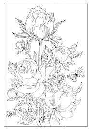 Flowers are so cheery that i want to brighten your day too! Flower Bouquet Coloring Pages Printable Coloring Pages