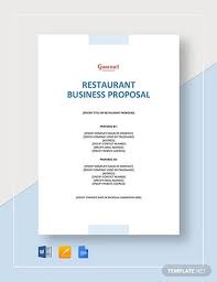 A food truck marketing plan consisting online and offline marketing ideas, branding guidelines, budgeting and planning processes. 24 Restaurant Proposal Templates Free Pdf Doc Format Download Free Premium Templates